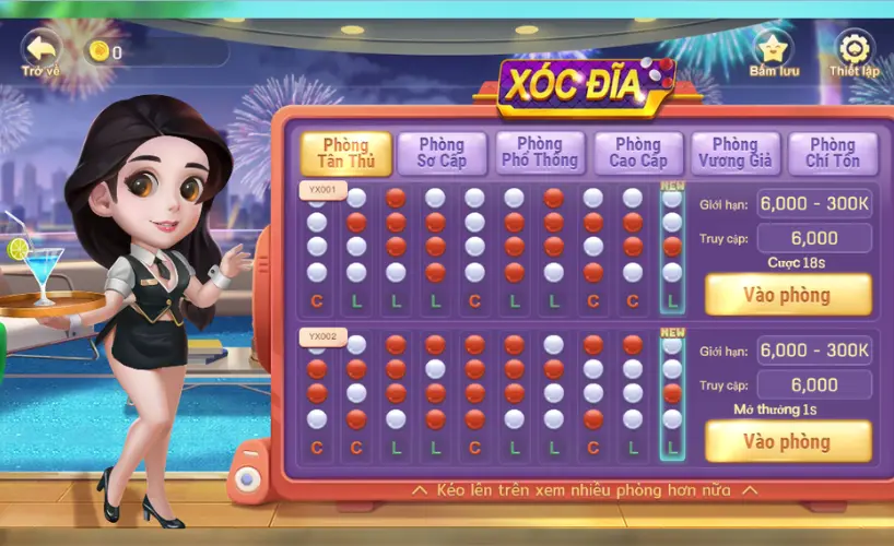 Game đổi thưởng xóc đĩa 