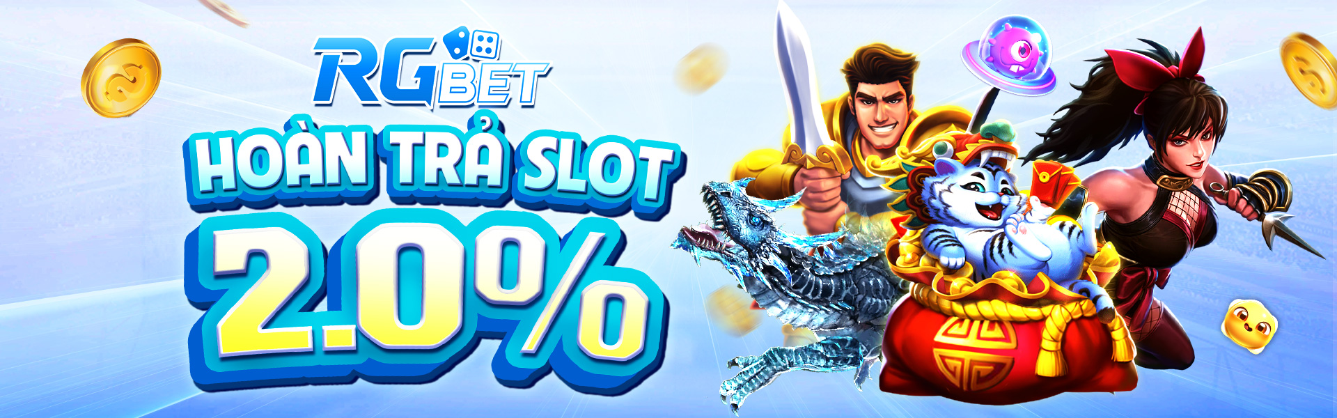 RGBET Khuyến mãi HOÀN TRẢ SLOT 2.0%(1920X600)